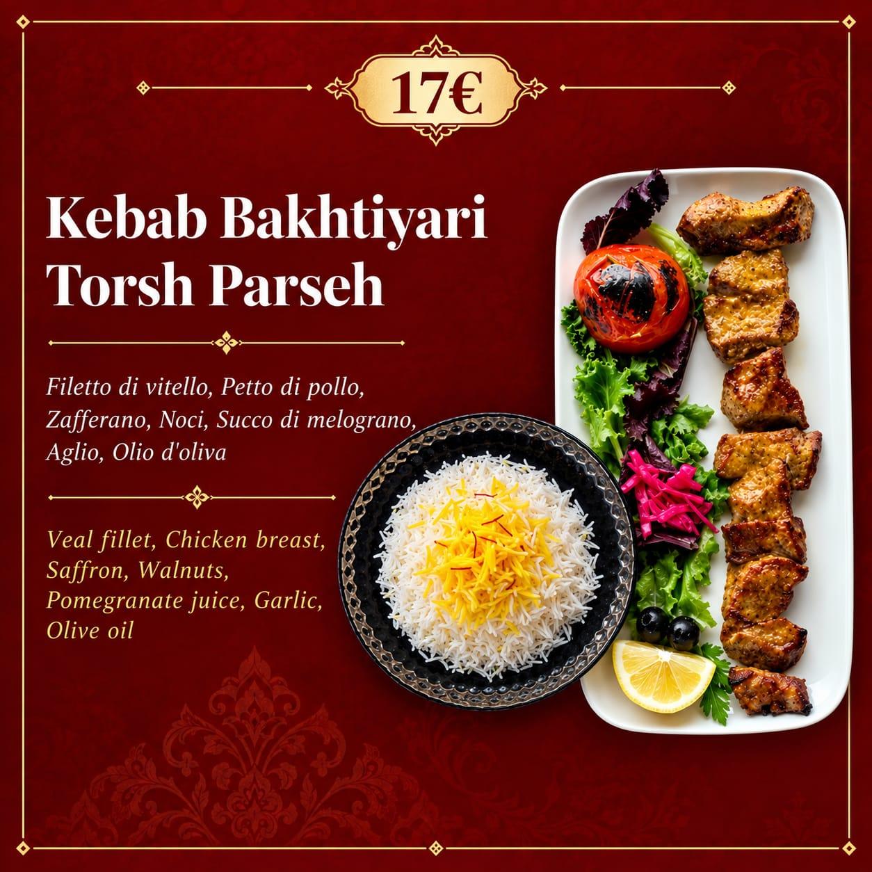 Kebab Bakhtiyari Torsh Parseh