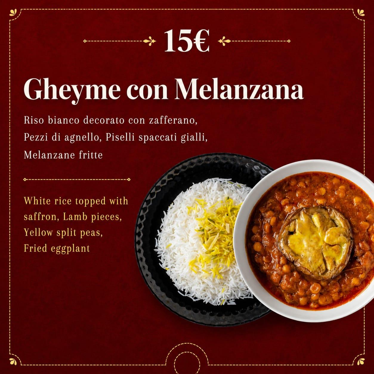 Gheyme con Melanzana