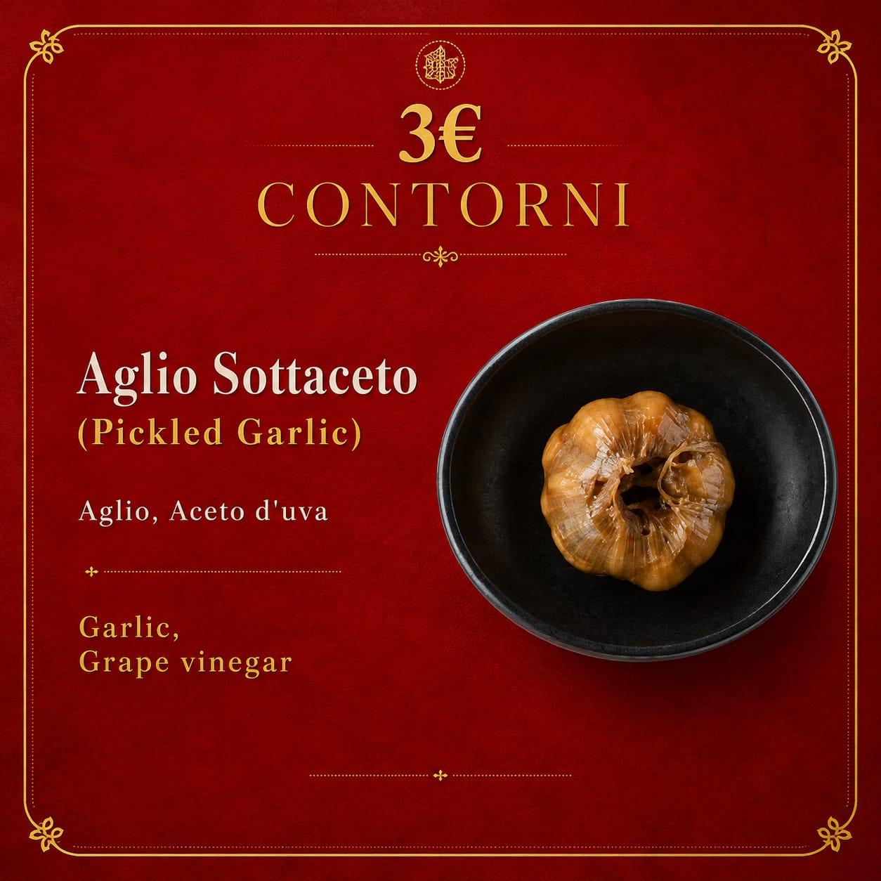 Aglio Sottaceto