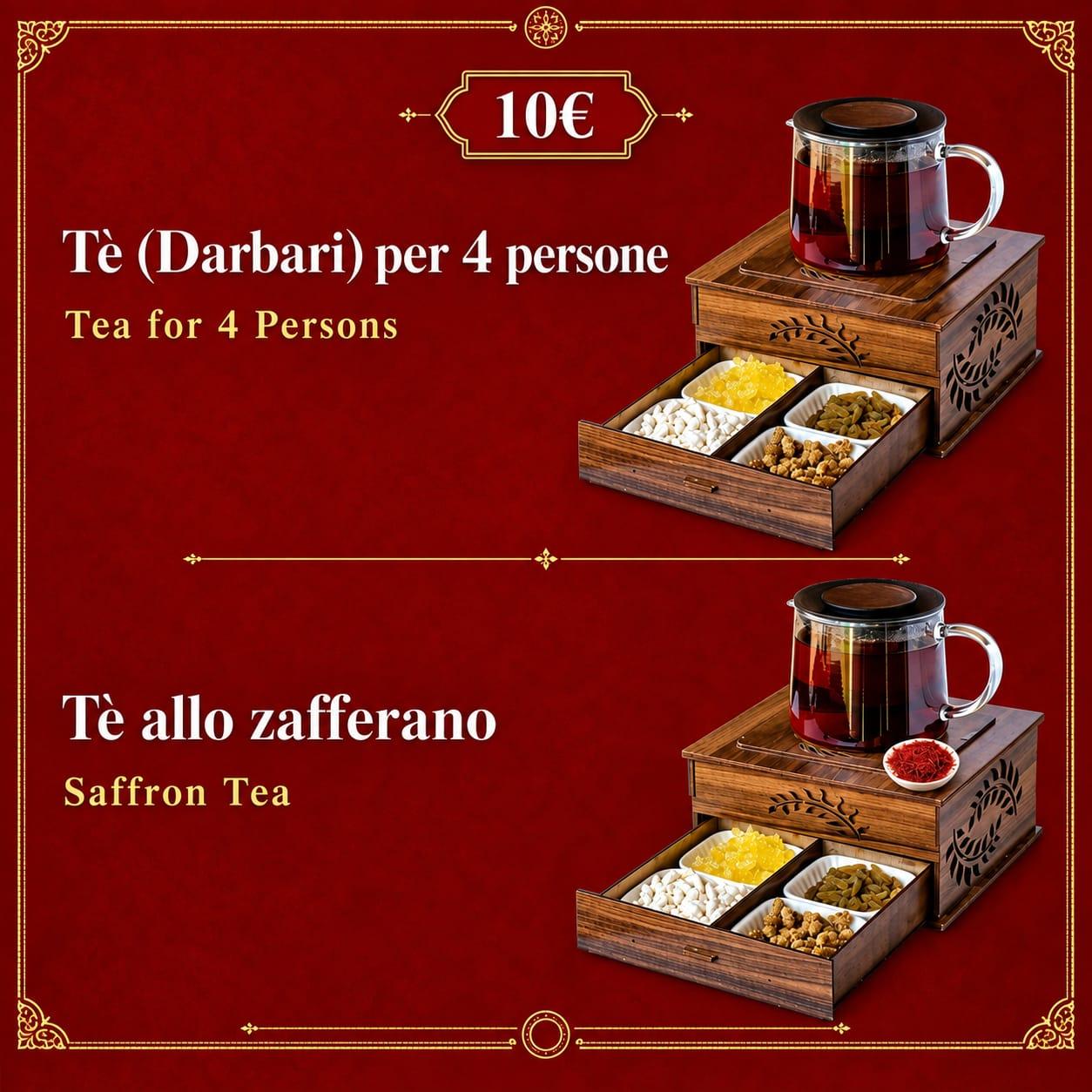 Tè (Darbari) per 4 persone